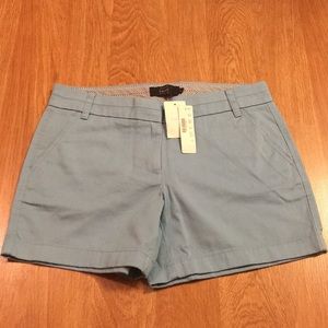 Sky blue jcrew chino shorts 5”